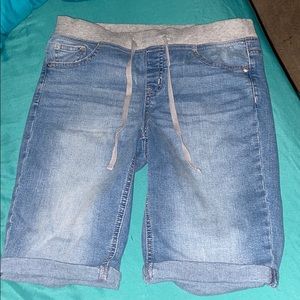 kids justice jean shorts
